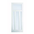 Shaker 4 - Glass Panel Door Options - Just Doors QLD