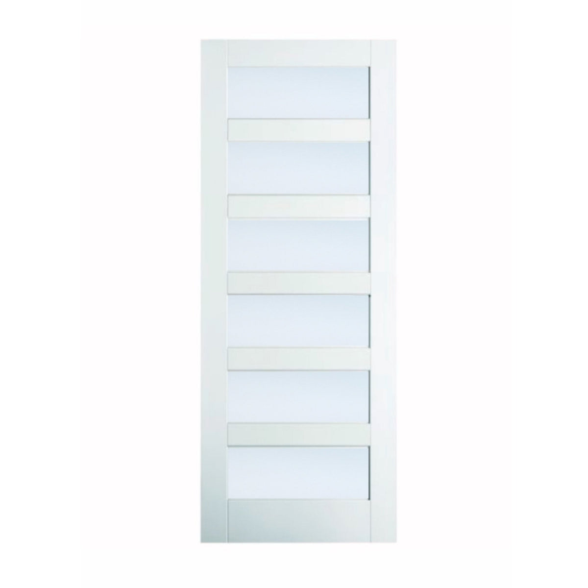Shaker 5 - Glass Panel Door Options - Just Doors QLD