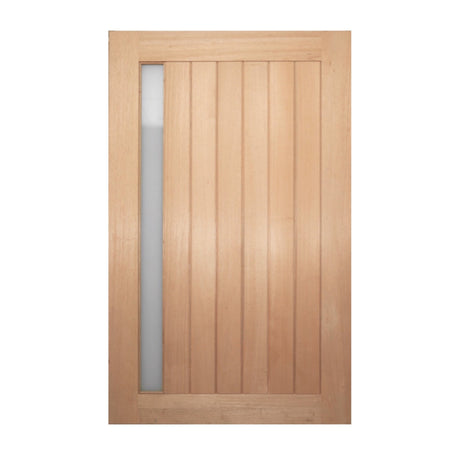 Solid 1VG Vertical Plank Meranti Door - Just Doors QLD