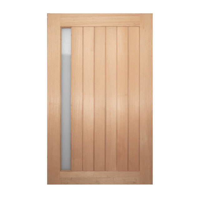 Solid 1VG Vertical Plank Meranti Door - Just Doors QLD