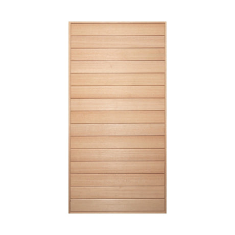 Solid Horizontal Plank - Just Doors QLD