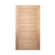 Solid Horizontal Plank Pre hung option 2040/2340 - Just Doors QLD