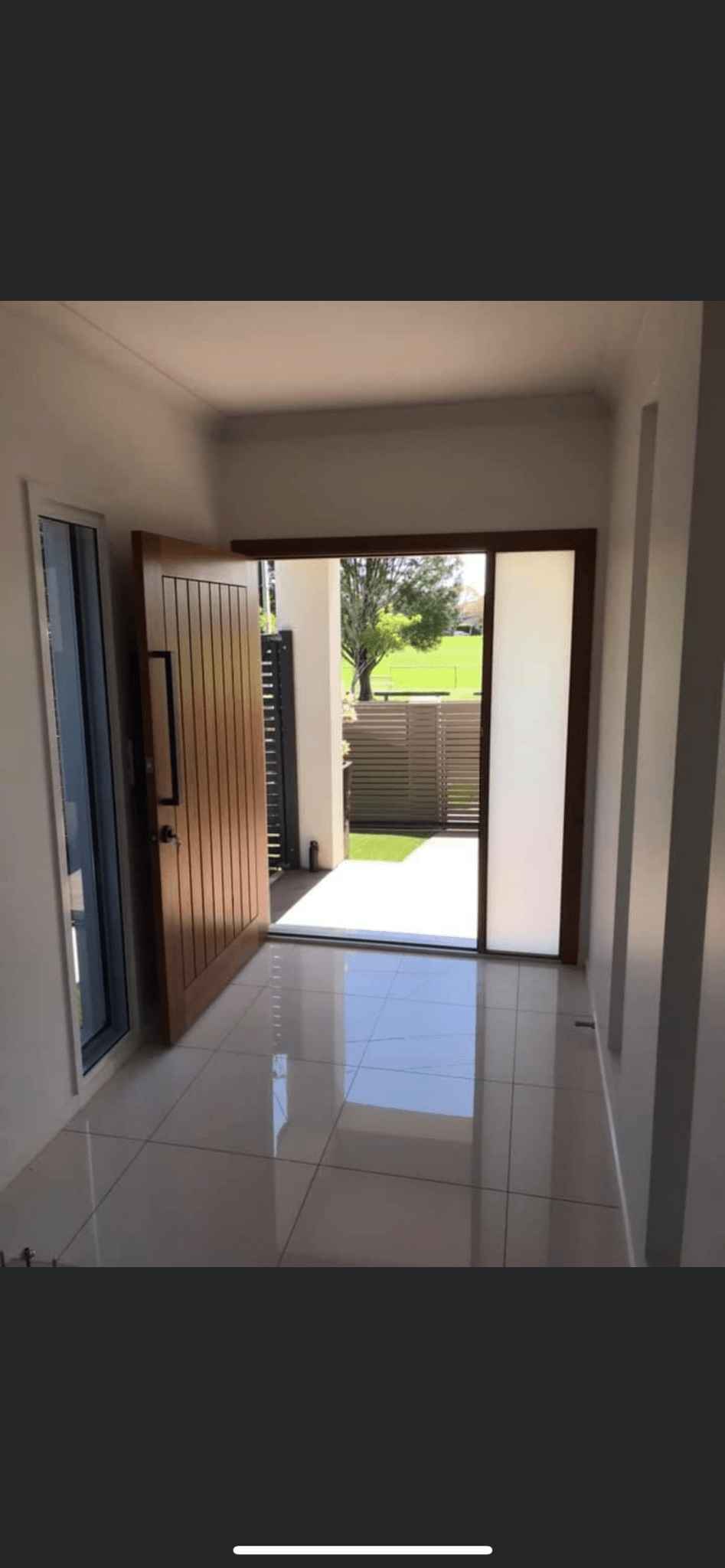 Solid Vertical Plank Rail & Stile 1200 x 2040 x 40mm Door & Frame Package - Just Doors QLD