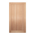 Solid Vertical Plank Rail & Stile 1200 x 2040 x 40mm Door & Frame Package - Just Doors QLD