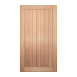 Solid Vertical Plank Rail & Stile 1200 x 2040 x 40mm Door & Frame Package - Just Doors QLD