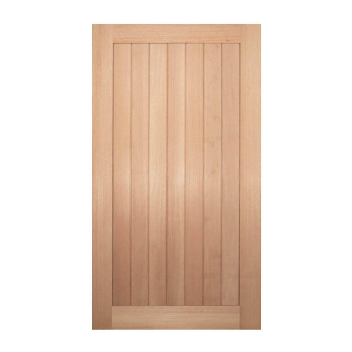 Solid Vertical Plank- Rail & Stile- Pre hung options 2040/2340 - Just Doors QLD