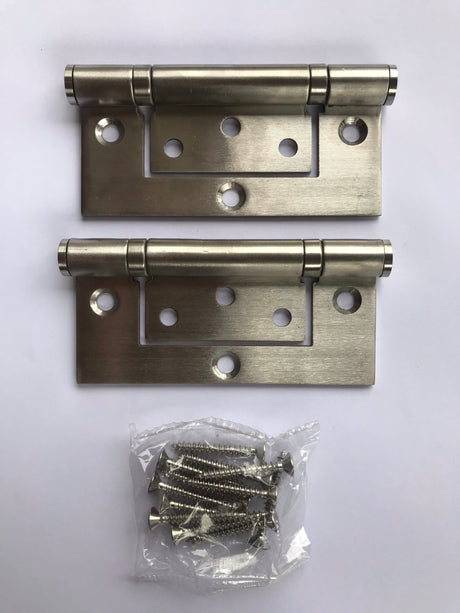 S/S Non Mortice hinges Pack of 2 - Just Doors QLD